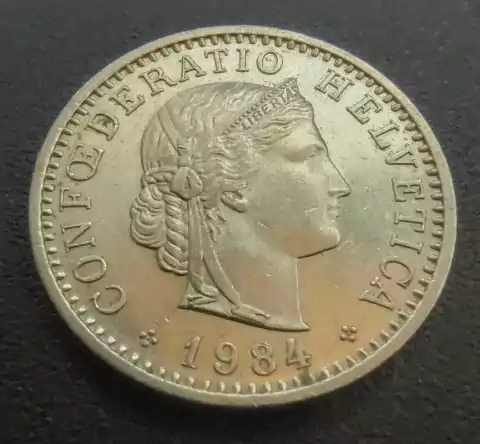 20 Rappen 1984 Suiça
