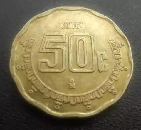50 Centavos 2002 México