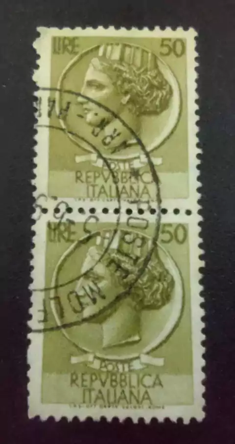 Selo Itália 50 Liras - 2