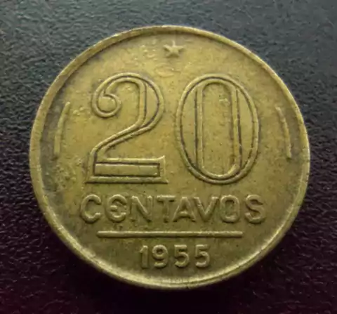 20 Centavos 1955 Rui Barbosa
