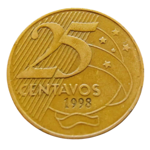 25 centavos 1998 - comprar online
