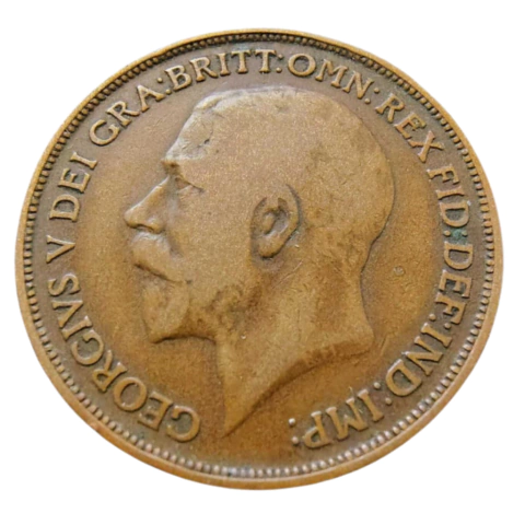 1 Penny 1915 Reino Unido Rei George V - comprar online