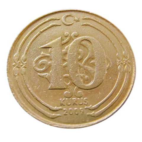 10 Kurus 2009 Turquia - comprar online