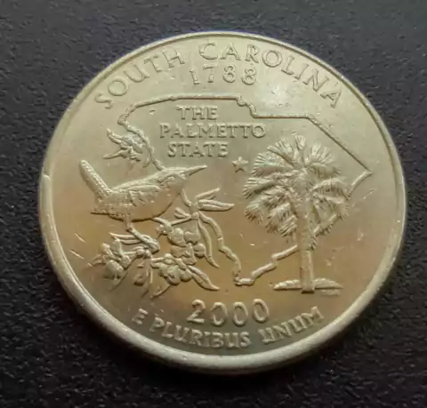 Quarter Dólar 2000 South Carolina P