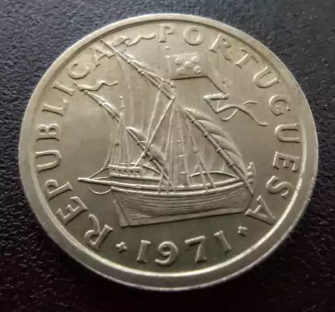 2.5 Escudos 1971 Portugal