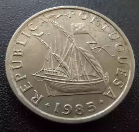 5 Escudos 1985 Portugal