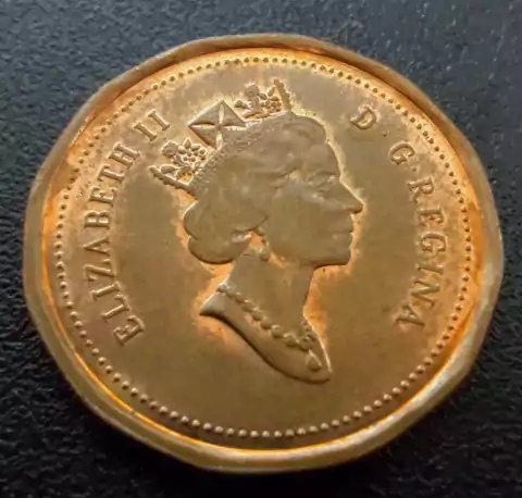 1 Cêntimo 1996 Canadá
