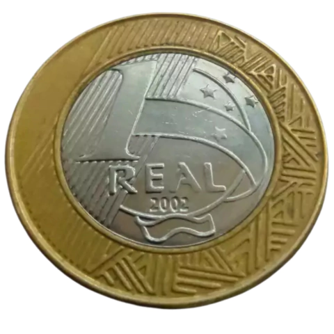 1 Real 2002 Efígie - comprar online