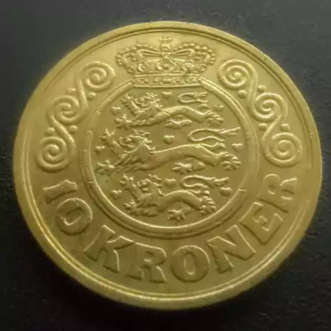 10 Coroas 1989 Dinamarca