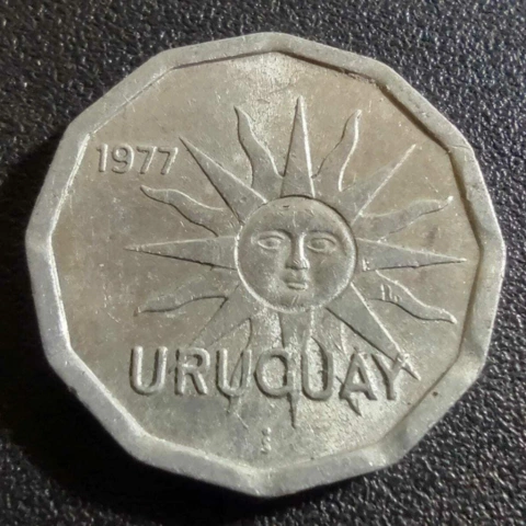 1 Centésimo 1977 Uruguai