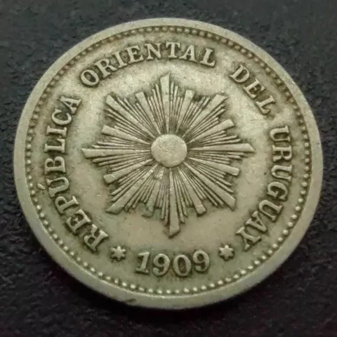 1 Centésimo 1909 Uruguai
