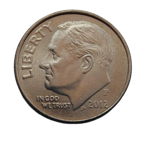 1 Dime 2012 Letra P - EUA - comprar online