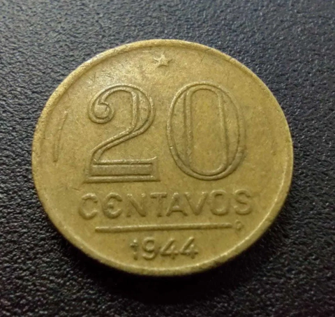 20 Centavos 1944 Getúlio Vargas