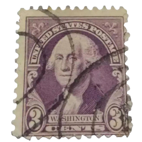 Selo 3 cents Bicentenário G. Washington 1932 - comprar online