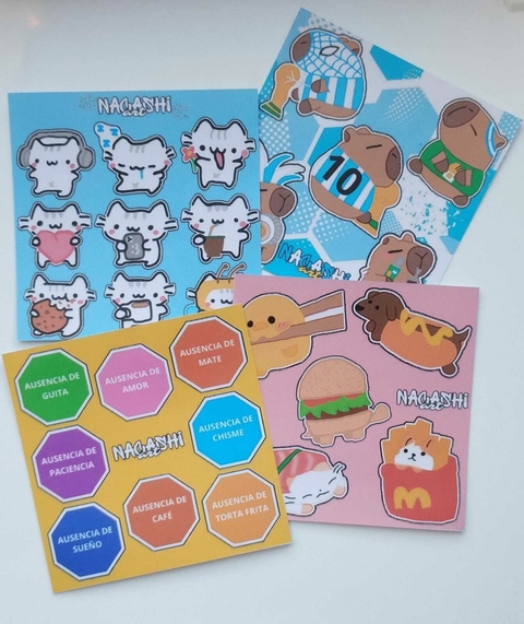 Stickers Nacashi Art X 4 - comprar online