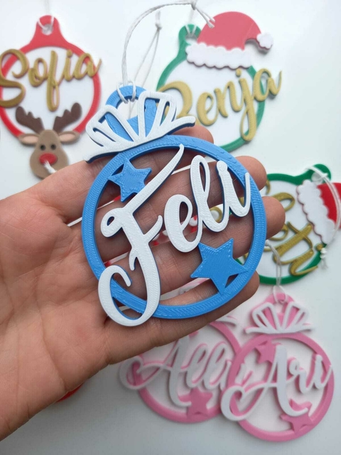 Adornos de Navidad en 2 Colores
