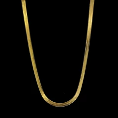 Corrente Fita Laminada Aço Inox Dourado - comprar online