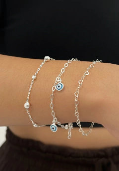 Pulseira Corações Entrelaçados - loja online