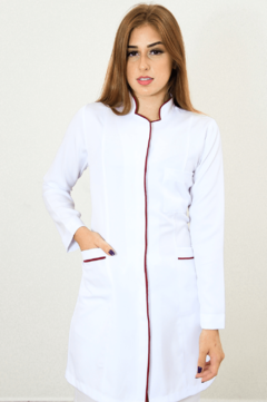 Jaleco Leticia Branco - loja online
