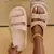 chinelo nuvem correia dupla plataforma grossa
