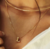 Choker Aro + colar veneziana delicado + letra passador