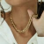 Choker Elo Escama Duplo