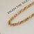 Conjunto Choker + Pulseira | Elo Duplo Luxo - comprar online