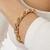 Conjunto Choker + Pulseira | Elo Duplo Luxo na internet