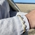 Pulseira Charme (Elo cartier + Pérola Natural)