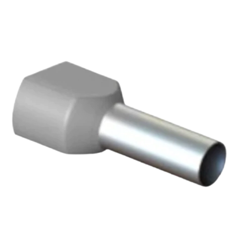 Terminal ilhos duplo CZ 4mm - 10pc