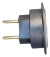 Adaptador 2P Preto - comprar online