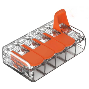 Terminal de Conexão 4mm 5P - Linha Cristal 50pç