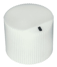 Knob Rotativo - branco - 100pc