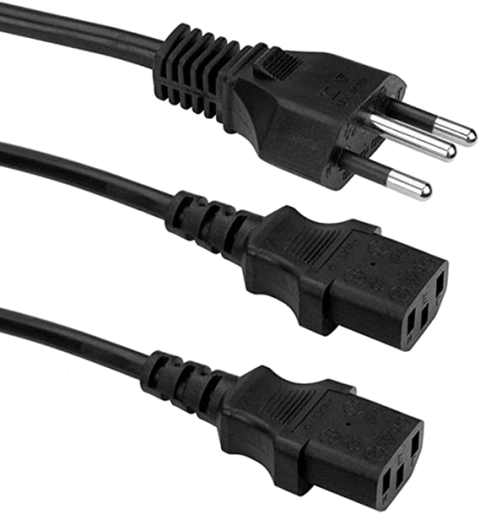 Cabo Prolongador 10A PT tipo Y (3 x 0,75 x 1,5m)