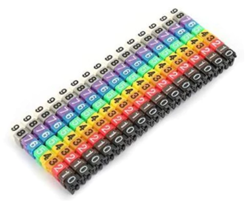 Identificador de Cabos 1,5mm - 150pç