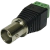 Conector BNC femea com borne