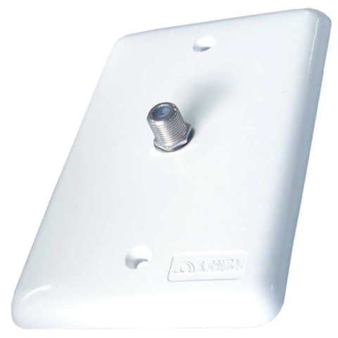 Tomada F p/ TV - cinza