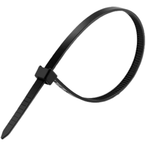 Abraçadeira 3,7x250mm PT - 100pc