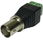 Conector BNC femea com borne - 20pc