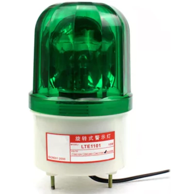 Luz Giroflex 12V-24V-127V-220V 4 fios 10W sem sirene - verde