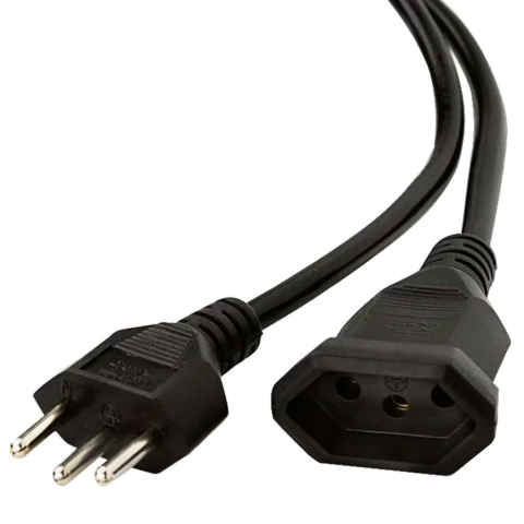 Cabo Prolongador 10A PT (3 x 0,75 x 1m)