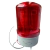 Luz Giroflex 12V-24V-127V-220V 4 fios 10W com sirene - vermelho - 99coisas 