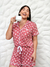 Pijama Lua Poá Rosa - comprar online