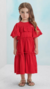 Vestido Babados Natal Anime