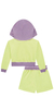 Conjunto Feminino Love Lima/lavanda Kukie - Mimos Kids