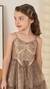 Vestido Festa Xadrez Caramelo Petit Cherie