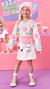 Vestido Miau com pochete Kukie