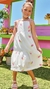 Vestido Abacaxi Bordado Infanti