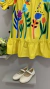Vestido Babado Festa Das Flores Precoce - Mimos Kids