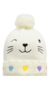 Gorro Pom Pom Gatinha Kukiê